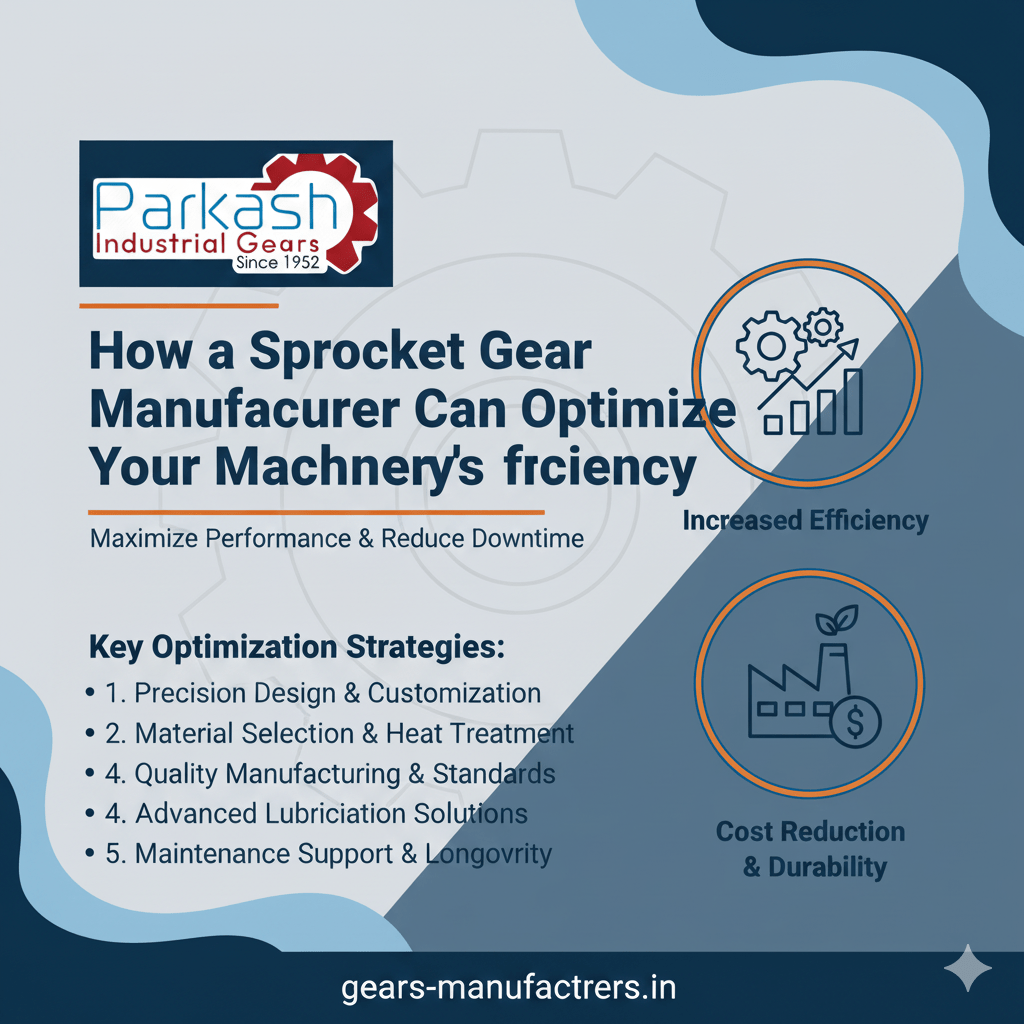 How a Sprocket Gear Manufacturer Can Optimize Your Machinery’s Efficiency